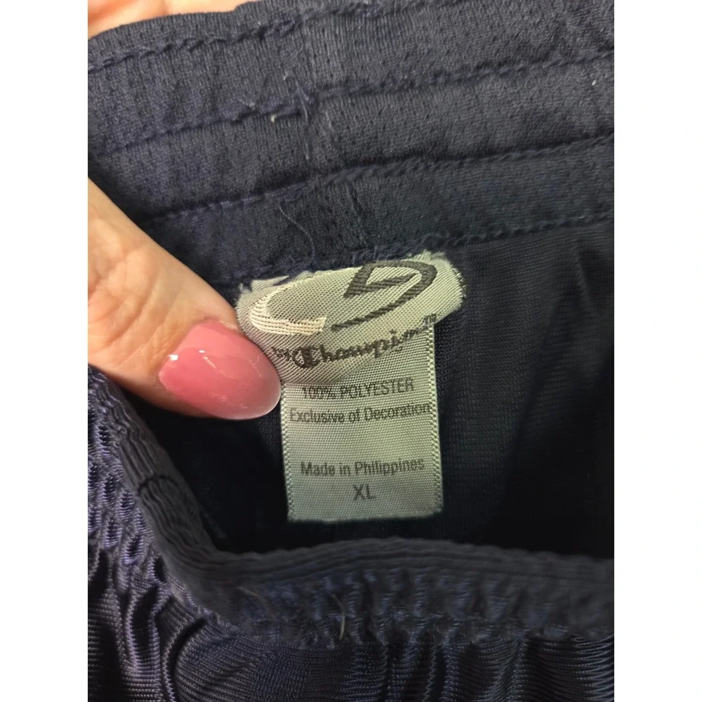 C9 by Champion Mens Basketball Shorts Navy Blue Gold Dazzle Athletic XL